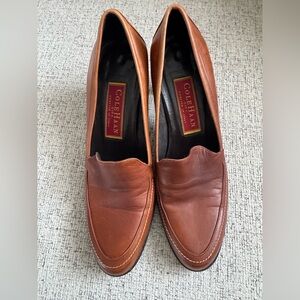Vintage Cole Haan Brown Leather Heels